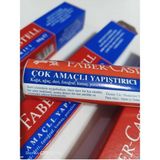 Faber-Castell 90 gr Çok Amaçlı Yapıştırıcı (2 Adet) Güçlü Tutuş ve Şeffaf Kuruma Özelliği