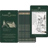 Faber-Castell 9000 Design Dereceli Kurşun Kalem Seti 12’li 5b-5h - Yok