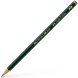 Faber-Castell 9000 Yeşil 6H Seri Dereceli Eskiz Çizim Kalemi