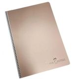 Faber Castell A4 80 Yaprak Çizgili PP Kapak Metalik Spiralli Defter