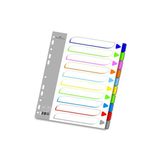 Faber-Castell A4 Seperatör 12 Renkli Plastik Fc-2012 5075250107