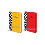 Faber Castell A5 120 Yaprak Jean Çizgili Lastikli Ciltli Defter