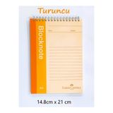 Faber Castell A5 Boy Blocknote Çizgili Defter Canlı Renkler 80 yp.