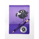 Faber-Castell A5 Pp Kapak Çizgili Defter + Versatil Kalem 0.7 mm Mor