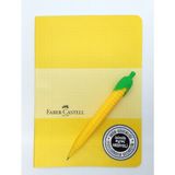 Faber-Castell A5 Pp Kapak Kareli Defter + Mısır Silikon Versatil Kalem 0.7 mm
