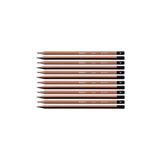 Faber-Castell Adel Blackline 2B Karma Kurşun Kalem Seti 12'Li