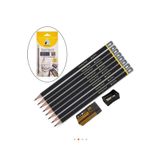 Faber Castell Adel Dereceli Karakalem Eskiz Çizim Seti 10 Parça