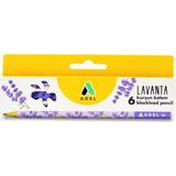 Faber-Castell Adel Lavanta Renkli 6'lı Kurşun Kalem Kutu HB Derece Kolay Açılır