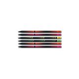 Faber-Castell Ağ Ve Iz Desenli Yuvarlak Kurşun Kalem Siyah Ahşap 6 Lı Paket (5242115813)