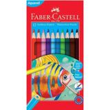 Faber Castell Aguarell 12 Renk Kuru Boya Karton Kutu