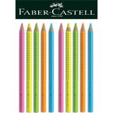 Faber-Castell Ahşap Gövdeli Fosforlu Kalem 10'Lu Set