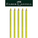 Faber-Castell Ahşap Gövdeli Sarı Renk Fosforlu Kalem 5'li Set