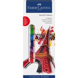 Faber-Castell Akrilik Boya 12 RENKX12ML Tüp (169501)