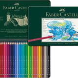 Faber-Castell Albrecht Dürer Sulu Boya Kalemi, 36 Renk, Suda Çözünebilir, Canlı Pigment, Yüksek Dayanıklılık, Çift Kullanım Özelliği