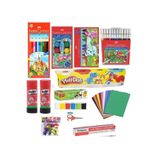 Faber Castell Ana Okul Seti Boya 12'li ( Kuru - Sulu - Pastel - Keçeli ) Prit - Oyun Hamuru - Parmak