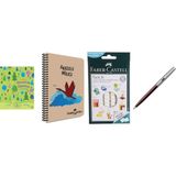 Faber-Castell Anadolu Mirası Spiralli Defter, A4, 100 Yaprak... +3 Parça Fırsat Seti