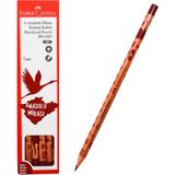 Faber-Castell Anadolu Mirası Turna 2B Kurşun Kalem 6 Lı Çevre Dostu Kalemler ile Yumuşak Yazım