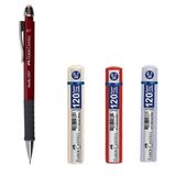 Faber Castell Apollo 0.7 Bordo Versatil Kalem ve 120'li 3 Adet 0.7 Min Uç