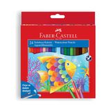 Faber-Castell Aquarell Kuru Boya Kalemi 24 Renk Karton Kutu