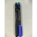 Faber-Castell Asetat Kalemi- Faber-Castell 2 Adet -M- Asetat Kalemi - Mavi - Siyah