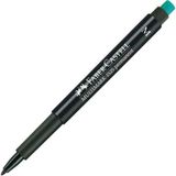 faber-castell asetat kalemi permanent m seri siyah 15 25 99 (10 lu paket) - Yok