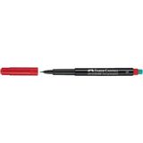 faber-castell asetat kalemi permanent s seri kırmızı 15 23 21 (10 lu paket) - Yok