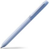 Faber-Castell Avori Artic Blue Tükenmez Kalem, Mavi Dayanıklı Metal Klips ve Yüksek Kapasiteli Mürekkep - Mavi - Beyaz