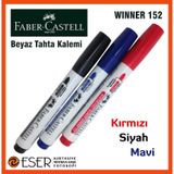 Faber-Castell Beyaz Tahta Kalemi Kırmızı Mavi Siyah
