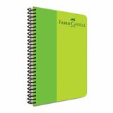 Faber Castell Bicolor 120 Yaprak PP Kapak Spiralli Kareli Defter