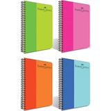 Faber Castell Bicolor 4 Adet A4 160 Yaprak Çizgili Plastik Defter