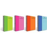 Faber-Castell BiColor Spiralli Defter, A4, 80 Yaprak, 70g Kağıt, Çizgili, Dayanıklı PP Kapak, Asorti Renkler, Kullanışlı ve Şık Tasarım, Tekli Paket
