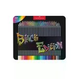 Faber Castell Black Edition 100 Renk Kuru Boya Kalemi