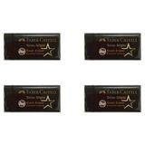 Faber-Castell Black Edition Sınav Silgisi 4 Adet Siyah Renkli Yüksek Kalite Silgi