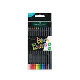 Faber Castell Black Edition Siyah Kağıda Uyumlu Ergonomik Üçgen Gövde 12'li Kuru Boya Kalemi Seti