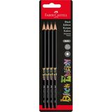 Faber-Castell Black Edition Süper Soft 2b+ Kurşun Kalem - 12 Adet