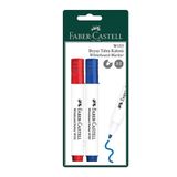 Faber Castell BLS 2020 W153 Beyaz 2'li Mavi Kırmızı Tahta Kalemi
