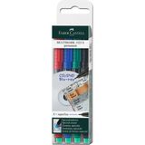 Faber-Castell Bls Permanent S 4-lü Asetat Kalem
