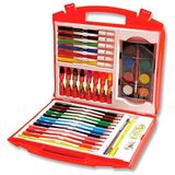 Faber-Castell Boyama Çantası, 36 Parça, 12 Renk Boya Kalemi, 8 Renk Suluboya, 8 Renk Pastel ve 6 Renk Keçeli Kalem, Kalemtıraş, Silgi, Goldfaber Kurşun Kalem, Şık Hediye Seti