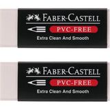 Faber Castell Büyük Boy 2'li Beyaz Silgi