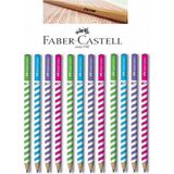 Faber-Castell Candy Roll 12'li Kurşun Kalem Karışık Renkli Ahşap Kalemler 3+ Yaş İçin - 12 Adet