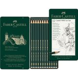 faber-castell castell 9000 art kalem seti (8b-2h) dereceli eskiz çizim kalemi seti - Yok