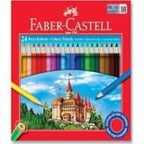 Faber Castell Catell 24 Lü Kuru Boya Kalemi Karton Kutulu