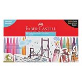 Faber-Castell Comfort Keçeli Kalem 48 Renk Ergonomik Tasarım Yıkanabilir Metalik Neon ve Pastel