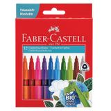 Faber Castell Comfort Klasik Renk 12'li Bio Keçeli Kalem