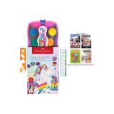 Faber Castell Connector Unıcorn Suluboya 12 Renk ve Lisanslı Gumball 4 Adet 16'Syflık Boyama Kitabı