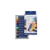Faber Castell Creative Studio Yağlı Pastel Boya 12 Renk, Canlı, Parlak ve Yoğun Renkler, Kalıcı,Yumuşak, Ergonomik