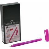 Faber-Castell Cx Colour Tükenmez Kalem Pembe 10 Lu Kutu