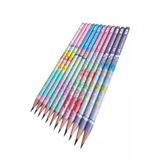 Faber-Castell Deniz Kızı Desenli Kurşun Kalem, 2B, 12'Li Set, Pastel Renkli