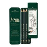 Faber Castell Dereceli Kalem 9000 6'lı Metal Kutu 119063