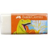 Faber-Castell Dino Dust Free Küçük Boy Silgi Eğlenceli Dinozor Temalı Tasarım 1 Adet